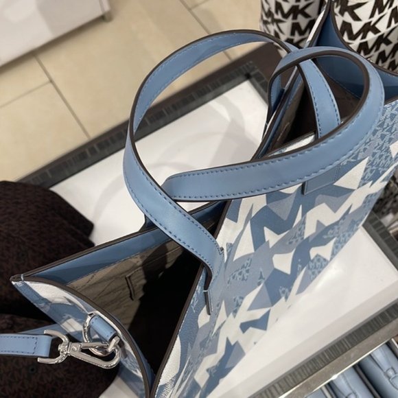 Michael Kors Kenly Large NS Tote Chambray Multi - Picture 13 of 16